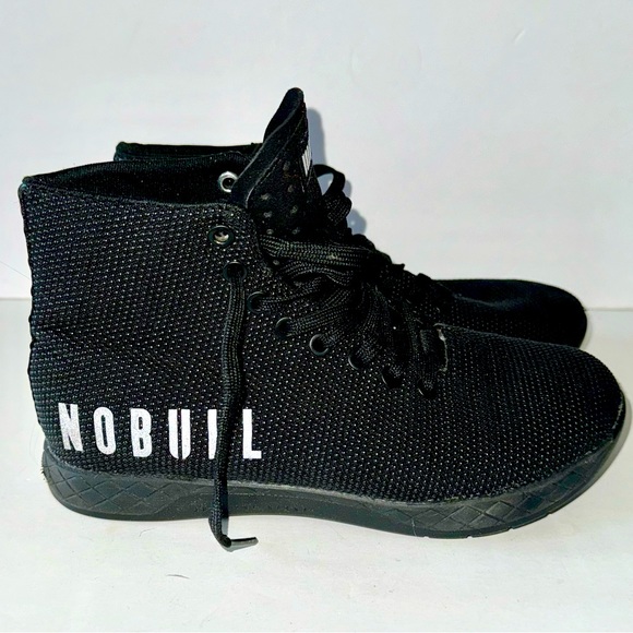 NoBull High Top Trainer Mens Womens SuperFabric Black No
